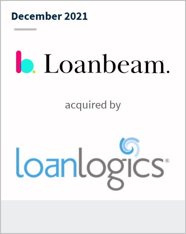 December 2021 Loanbeam has been acquired by LoanLogics 