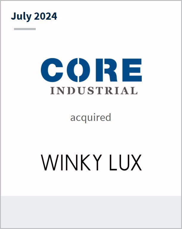 July 2024 Core Industrial acquired Winky Lux