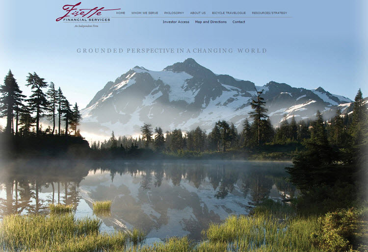 Fisette Financial Services website landing page