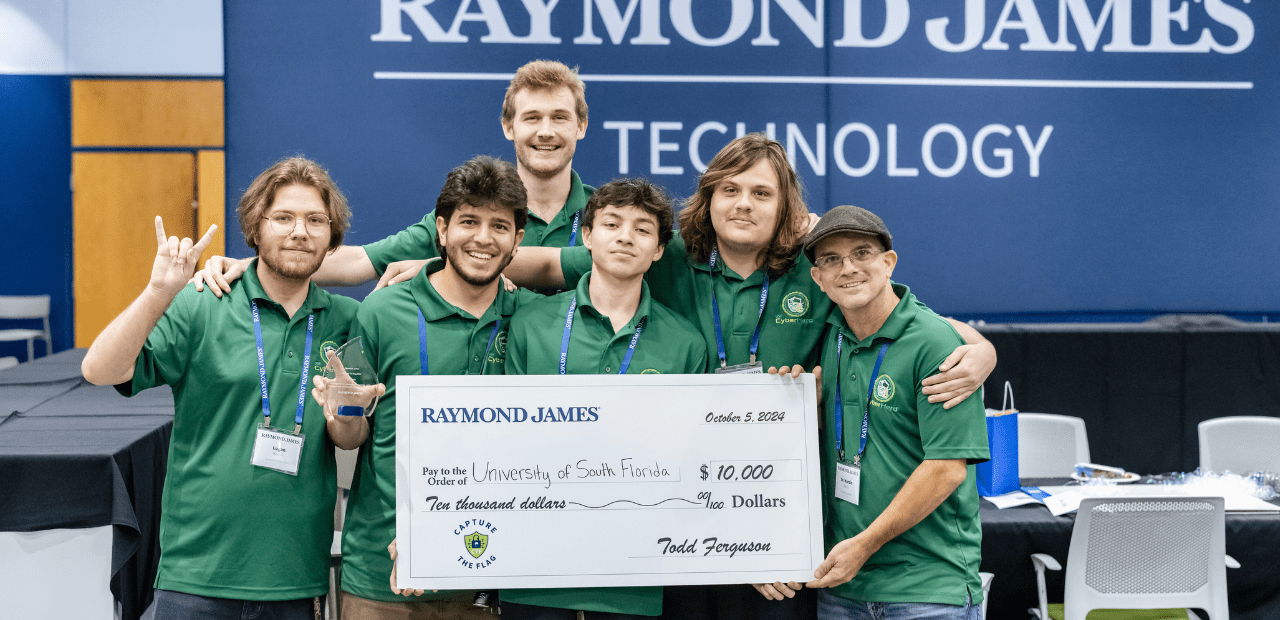 Winners of the 2024 Capture the Flag event hosted on October 5, 2024.